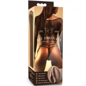 Коричневый мастубратор-вагина Nicole s Kitty - Blush Novelties - в Орле купить с доставкой