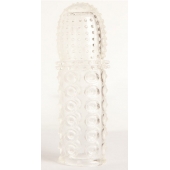 Прозрачная закрытая гелевая насадка - 13,5 см. - Toyfa Basic - в Орле купить с доставкой Прозрачная закрытая гелевая насадка - 13,5 см. - Toyfa Basic - в Орле купить с доставкой