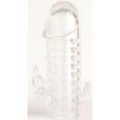 Гелевая прозрачная насадка с 2 отростками - 13 см. - Toyfa Basic - в Орле купить с доставкой Гелевая прозрачная насадка с 2 отростками - 13 см. - Toyfa Basic - в Орле купить с доставкой