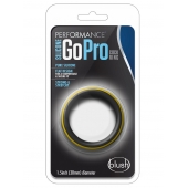 Черно-желтое силиконовое эрекционное кольцо Silicone Go Pro Cock Ring - Blush Novelties - в Орле купить с доставкой