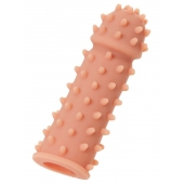 Телесная реалистичная насадка KOKOS Extreme Sleeve 03 с дополнительной стимуляцией - 12,7 см. - KOKOS - в Орле купить с доставкой