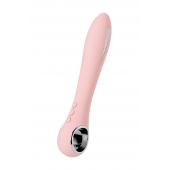 Розовый силиконовый вибратор с электростимуляцией GALVANI VIBE - 21 см. - ToyFa - купить с доставкой в Орле