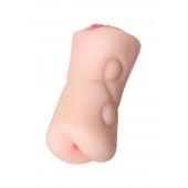 Телесный двусторонний мастурбатор Rich Fruit - вагина и анус - ToyFa - в Орле купить с доставкой