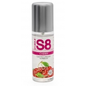 Смазка на водной основе S8 Flavored Lube со вкусом вишни - 125 мл. - Stimul8 - купить с доставкой в Орле