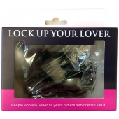 Черные меховые наручники Love с ключиками - Baile - купить с доставкой в Орле