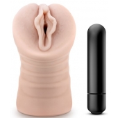 Телесный мастурбатор-вагина с вибропулей Ashley - Blush Novelties - в Орле купить с доставкой