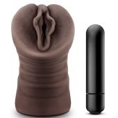 Коричневый мастурбатор-вагина Alexis - Blush Novelties - в Орле купить с доставкой