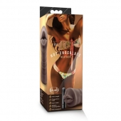 Коричневый мастурбатор-ротик Heather - Blush Novelties - в Орле купить с доставкой