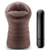 Коричневый мастурбатор-ротик Renee - Blush Novelties - в Орле купить с доставкой