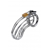 Серебристый пояс верности TOYFA на замочке - ToyFa - купить с доставкой в Орле Серебристый пояс верности TOYFA на замочке - ToyFa - купить с доставкой в Орле