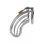 Серебристый пояс верности TOYFA на замочке - ToyFa - купить с доставкой в Орле Серебристый пояс верности TOYFA на замочке - ToyFa - купить с доставкой в Орле