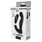 Черный вибромассажер простаты SWIRLING P-PLEASER - Dream Toys - в Орле купить с доставкой