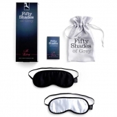Набор из двух масок на глаза Soft Blindfold Twin Pack - Fifty Shades of Grey - купить с доставкой в Орле