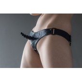 Черные трусики Better с анальной насадкой - 8 см. - Lola Games - купить с доставкой в Орле