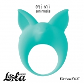 Зеленое эрекционное кольцо Kitten Kyle - Lola Games - в Орле купить с доставкой
