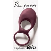 Бордовое эрекционное виброкольцо Daydream - Lola Games - в Орле купить с доставкой