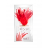 Красный перьевой тиклер Plume - 23 см. - Lola Lingerie - купить с доставкой в Орле