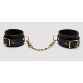 Черные оковы на ноги Bound to You Faux Leather Ankle Cuffs - Fifty Shades of Grey - купить с доставкой в Орле
