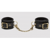 Черные наручники Bound to You Faux Leather Wrist Cuffs - Fifty Shades of Grey - купить с доставкой в Орле