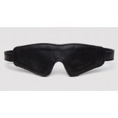 Черная плотная маска на глаза Bound to You Faux Leather Blindfold - Fifty Shades of Grey - купить с доставкой в Орле