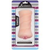 Телесный мастурбатор-вагина X-Basic Pocket Pussy без вибрации - Lovetoy - в Орле купить с доставкой
