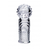 Прозрачная рельефная насадка на палец Ricol - 8 см. - A-toys в Орле Прозрачная рельефная насадка на палец Ricol - 8 см. - A-toys