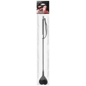 Черный стек с наконечником-сердечком - 54 см. - Notabu - купить с доставкой в Орле