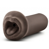 Коричневый мастурбатор-ротик Naughty Nicole - Blush Novelties - в Орле купить с доставкой