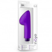 Фиолетовый вибромассажер B4 - 13,97 см. - Blush Novelties