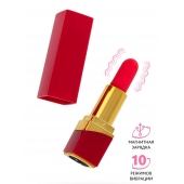 Красный вибратор-помада Pansies - 9 см. - ToyFa в Орле Красный вибратор-помада Pansies - 9 см. - ToyFa