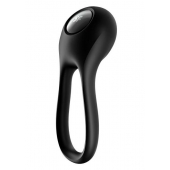 Черное эрекционное виброкольцо Majestic Duo - Satisfyer - в Орле купить с доставкой