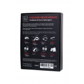 Фиолетовый набор БДСМ «Накажи меня нежно» с карточками - Штучки-дрючки - купить с доставкой в Орле