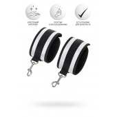 Серебристо-черные наручники Anonymo - ToyFa - купить с доставкой в Орле Серебристо-черные наручники Anonymo - ToyFa - купить с доставкой в Орле