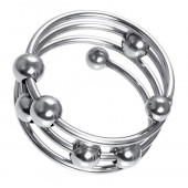 Большое металлическое кольцо под головку пениса - ToyFa - купить с доставкой в Орле