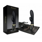 Черный вибратор-кролик Dual Stim Rabbit Vibrator - Fredericks Of Hollywood