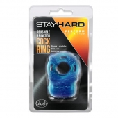 Голубое эрекционное виброкольцо Reusable 5 Function Cock Ring - Blush Novelties - в Орле купить с доставкой