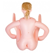 Надувная секс-кукла с реалистичной головой и поднятыми ножками - ToyFa - в Орле купить с доставкой Надувная секс-кукла с реалистичной головой и поднятыми ножками - ToyFa - в Орле купить с доставкой