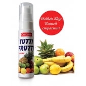 Гель-смазка Tutti-frutti со вкусом тропических фруктов - 30 гр. - Биоритм - купить с доставкой в Орле