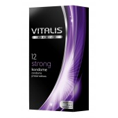 Презервативы с утолщённой стенкой VITALIS PREMIUM strong - 12 шт. - Vitalis - купить с доставкой в Орле