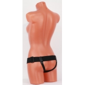 Универсальные черные трусики для страпона - БДСМ Арсенал - купить с доставкой в Орле