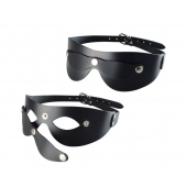 Черная кожаная маска  Новичок - Sitabella - купить с доставкой в Орле