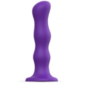 Фиолетовая насадка Strap-On-Me Dildo Geisha Balls size XL - Strap-on-me - купить с доставкой в Орле