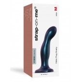 Темно-синяя насадка Strap-On-Me Dildo Plug Snaky size M - Strap-on-me - купить с доставкой в Орле