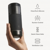 Черный мастурбатор с контролем всасывания Arcwave Pow Stroker - Arcwave - в Орле купить с доставкой