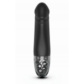 Черный вибратор с электростимуляцией Real Deal Neal - 16,5 см. - MyStim - купить с доставкой в Орле