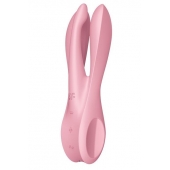 Розовый вибратор Threesome 1 с  пальчиками - Satisfyer в Орле Розовый вибратор Threesome 1 с  пальчиками - Satisfyer