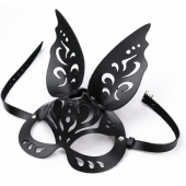 Черная ажурная маска  Зайка  с ушками - Crazy Handmade - купить с доставкой в Орле