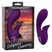 Фиолетовый вибратор-кролик Huntington Beach Heartbreaker - California Exotic Novelties