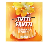 Пробник гель-смазки Tutti-frutti со вкусом ванильного пудинга - 4 гр. - Биоритм - купить с доставкой в Орле