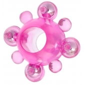 Эрекционное кольцо c бусинками - Toyfa Basic - в Орле купить с доставкой